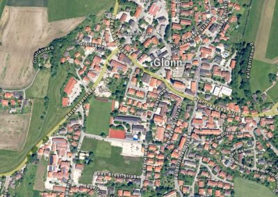 Kulturverein Glonn Glonn in Bildern Luftbildausschnitt 2021